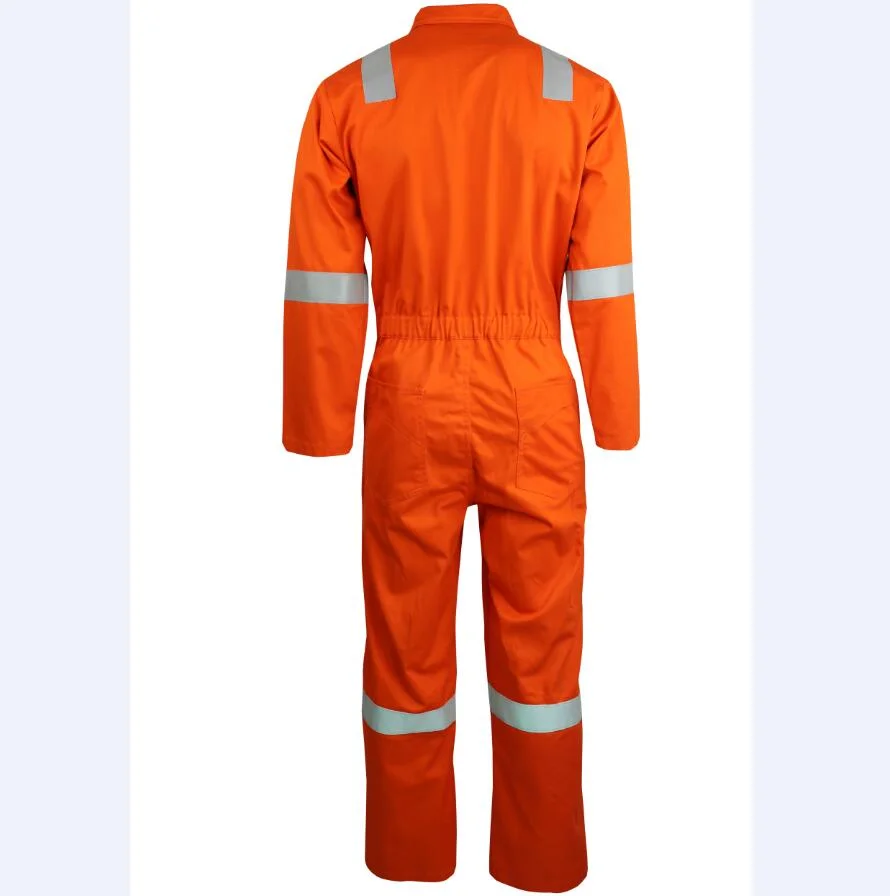 EN11612 NFPA2112 PPE Factory Oil Gas Field Safety Coverall Flame Resistant Clothing Hi Vis FR Anti Static Work Wear