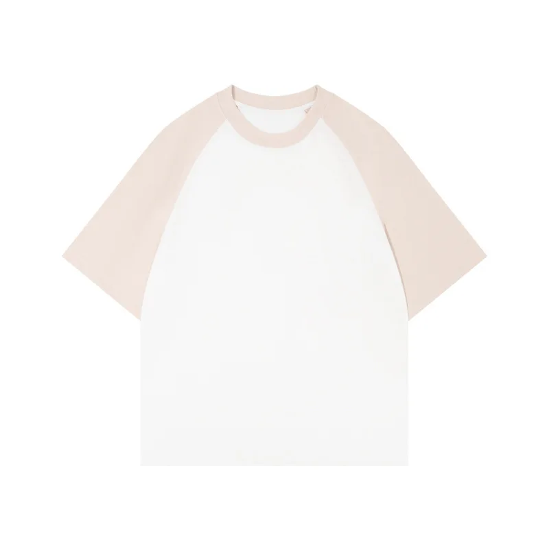 high quality wide boxy blank t shirt heavy weight cotton tshirt oversized black white t-shirt for men