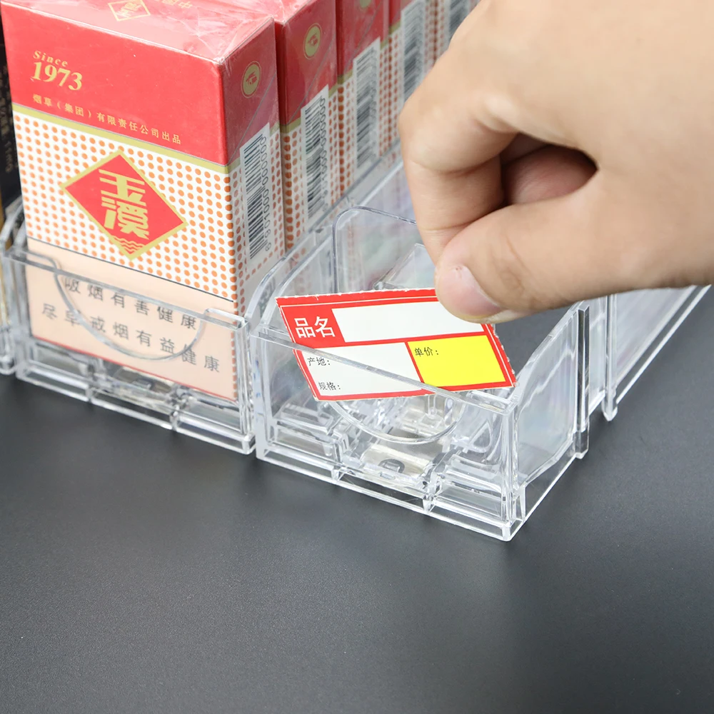 Popular Tobacco Pusher Pack Display Rack With Factory Price Cigarette Shelf Pusher
