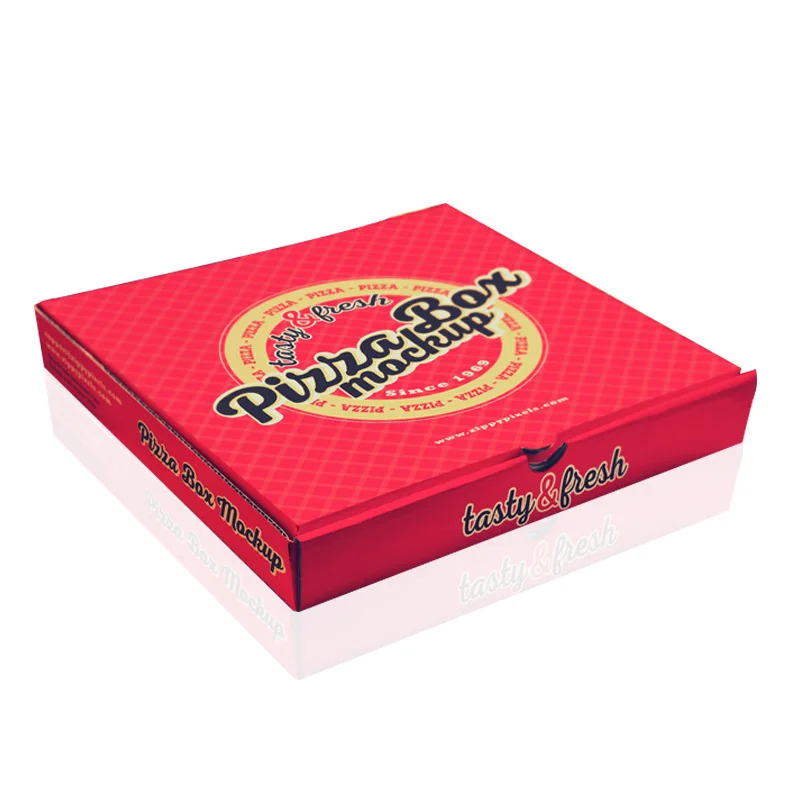 Rigid Safe Food- Class Pizza Package Customized Pizza Box Corrugated Paper Box Cheap Pizza Boxes Wholesale