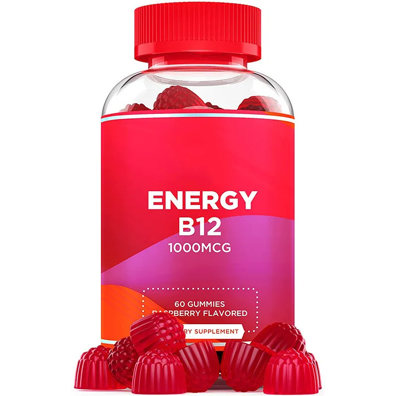 Spot Vitamin B12 Energy Gummies Brain Vitamin Energy Gummies for healthy