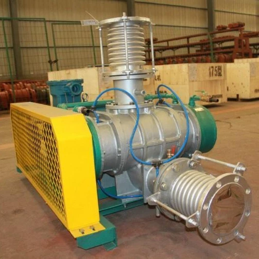 Hot selling industrial electric biogas conveying packing seal roots blower