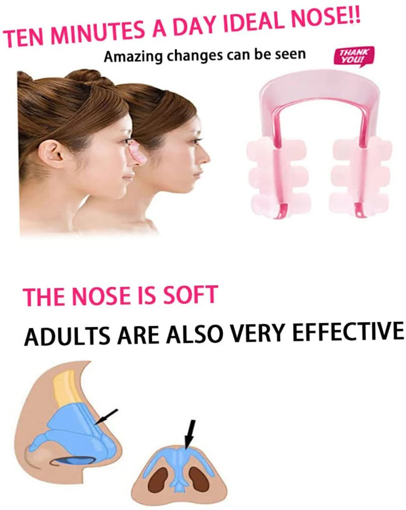 Good selling cosmetic tools women men Nose shaped Up Lifting Nose Bridge Straightener Corrector