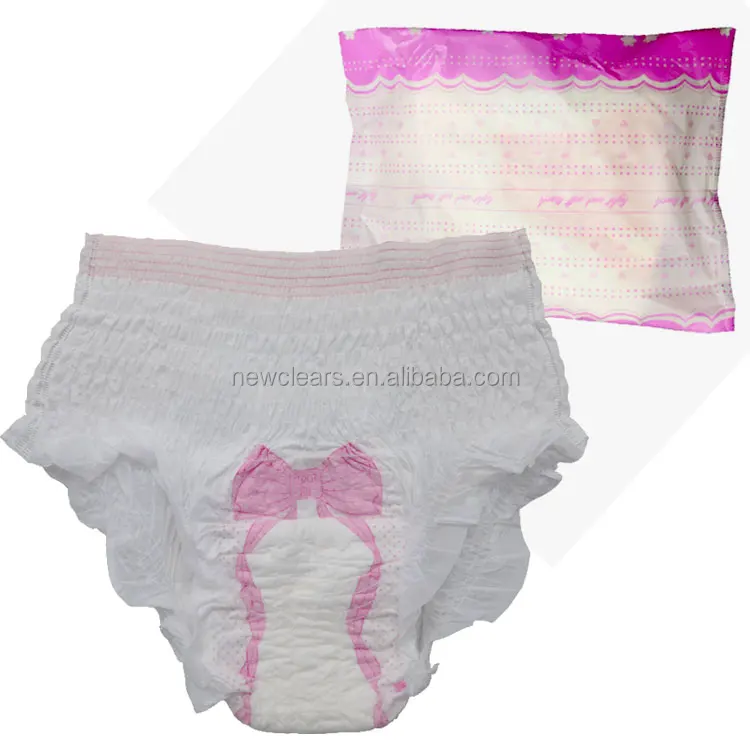 Disposable menstrual panties for ladies breathable female night period underwear
