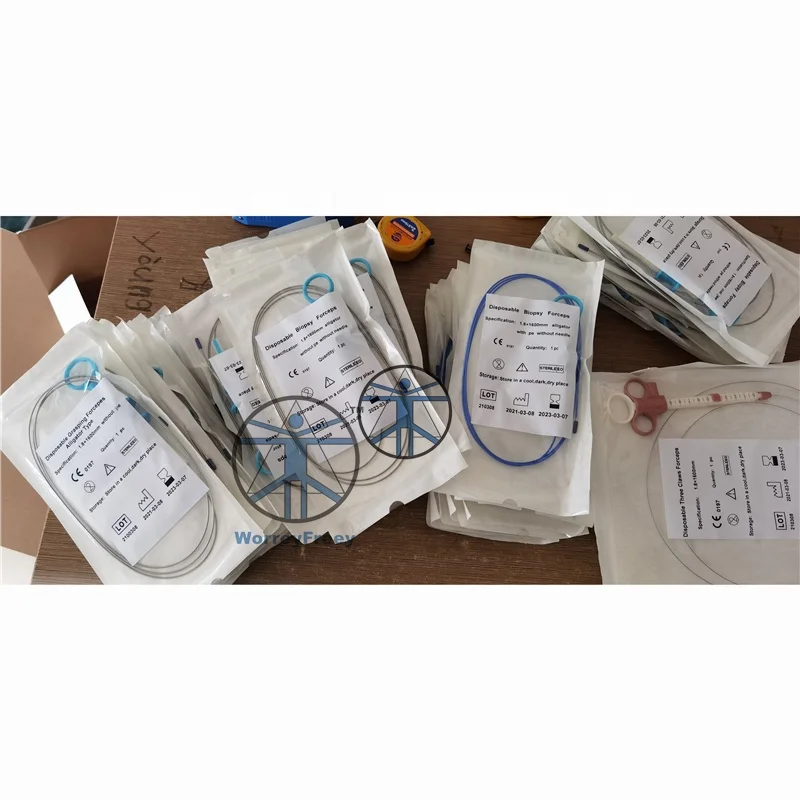 2.3*1600 mm veterinary use disposable instrument endoscopy flexible disposable biopsy forceps