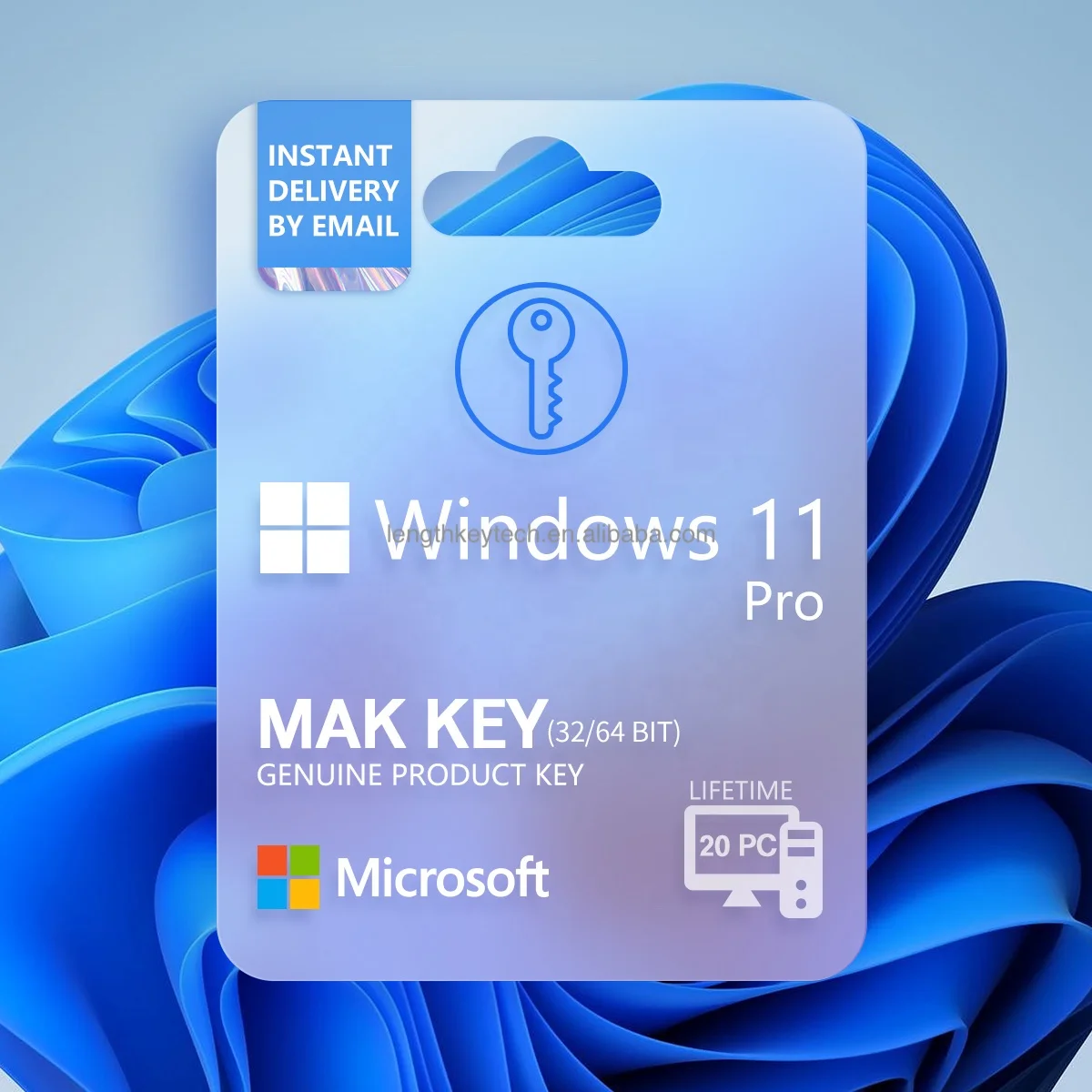 Email Delivery  Windows 11 Pro MAK Key (20 PC) Online Activation Genuine Original Digital License Lifetime