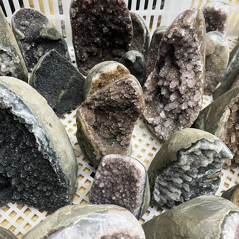 Hot Selling high quality Healing Minerals Natural Quartz crystal Cluster Ornament For Home Spiritual Decor