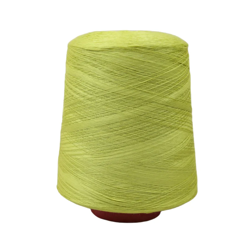 Spring Summer Yarn 100% Lyocell 30S/2 Tencel Lyocell Color Yarn Breathable Knitted Yarn Artificial Fiber