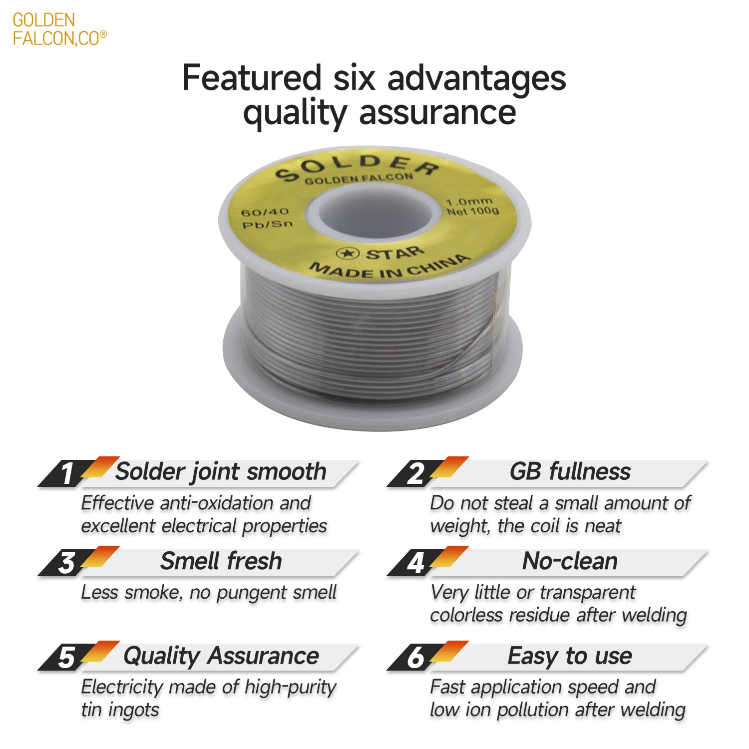 Tin Welding Wire Rosin activated Core Solder Wire 40 60  1mm Diameter 100g Sn40/pb60