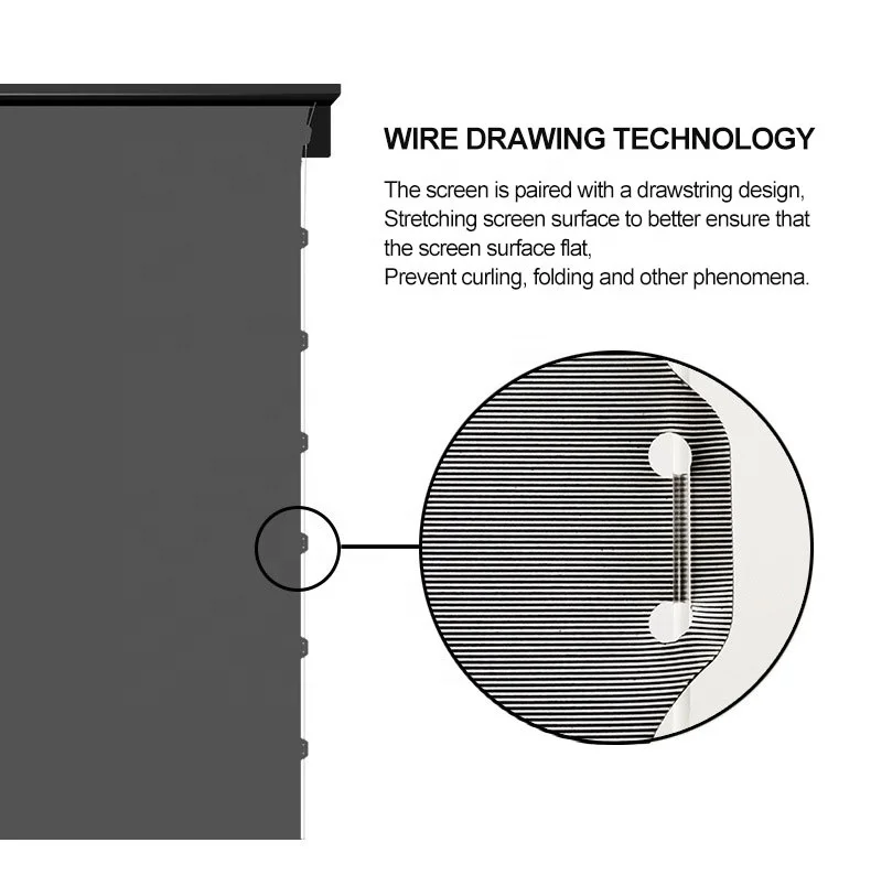 [OEM+CBSP]120' floor rising projection screen alr ust motorized projector screen lifting high contrast laser projector screen