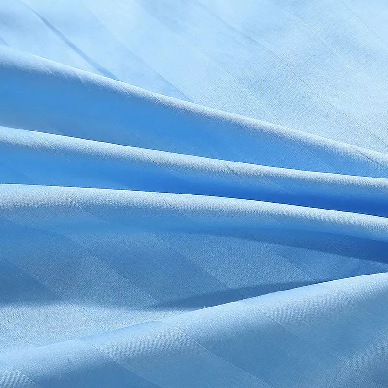 Changxing Jacquard 2cm strip 100 polyester woven Fabric for Bedsheet in Roll & Bale