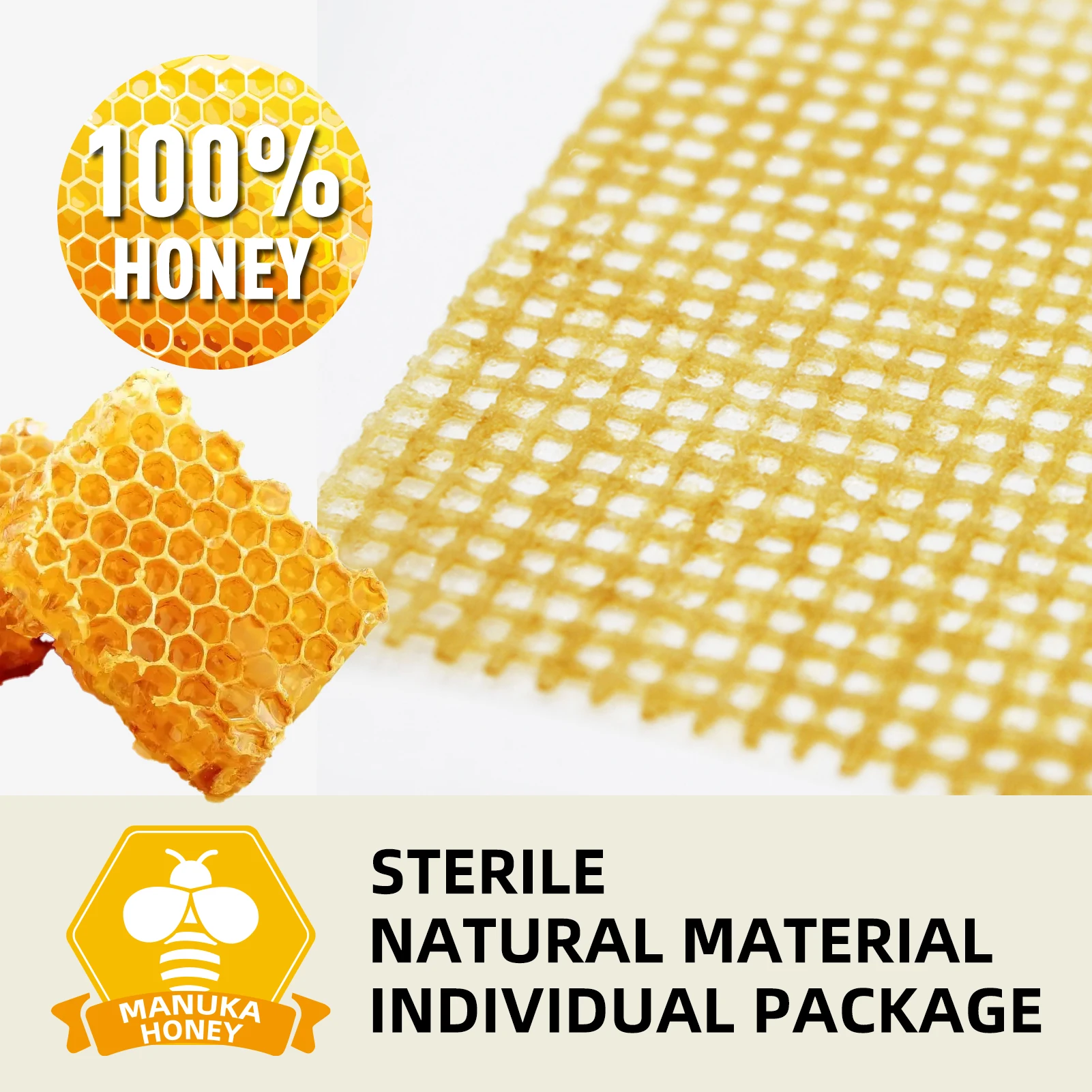 True Manufacturer Manuka Honey Gauze Dressing customized supported