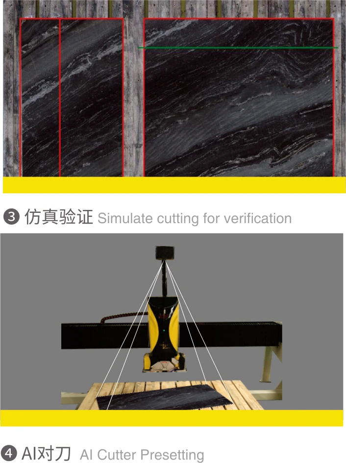 Xinda XD-P31Automactic Intelligent continue production  line stone cutting machine