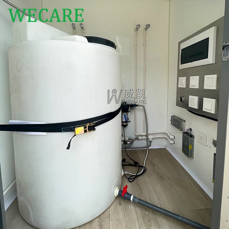 Wecare на заказ мобильная Ванная комната для кемпинга туалет прицеп роскошный портативный и душевая продажи