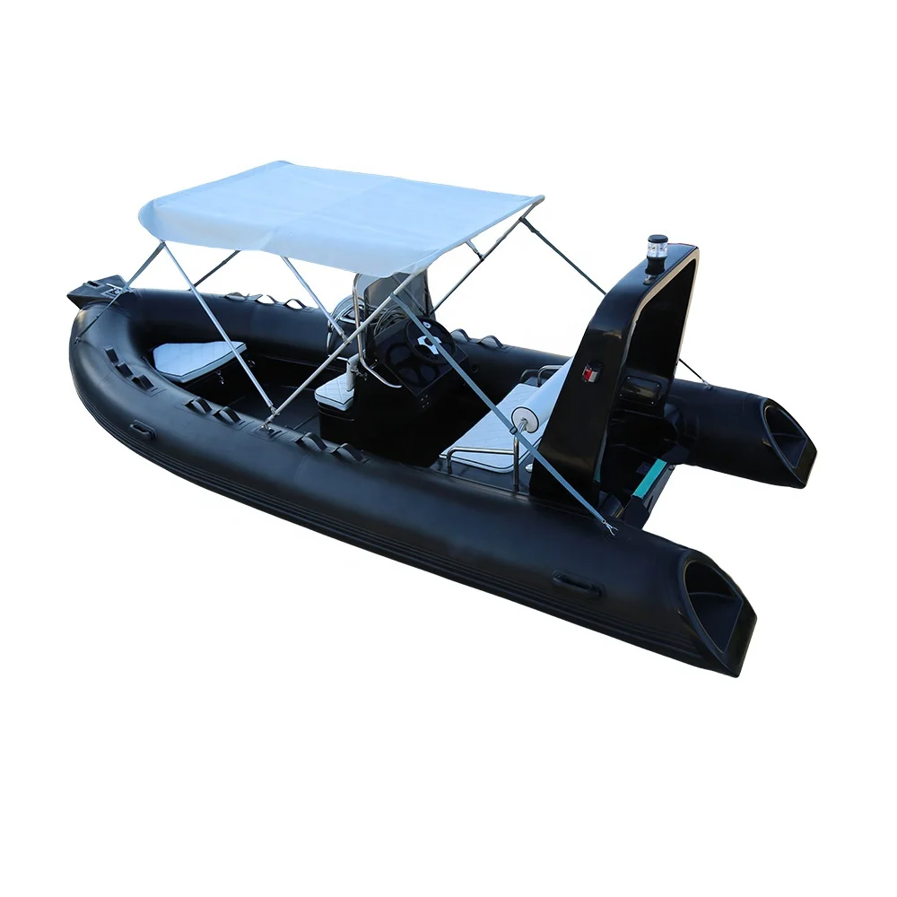 CE 5m RIB-500 Patrol PVC or Hypalon fishing inflatable Rib Boat