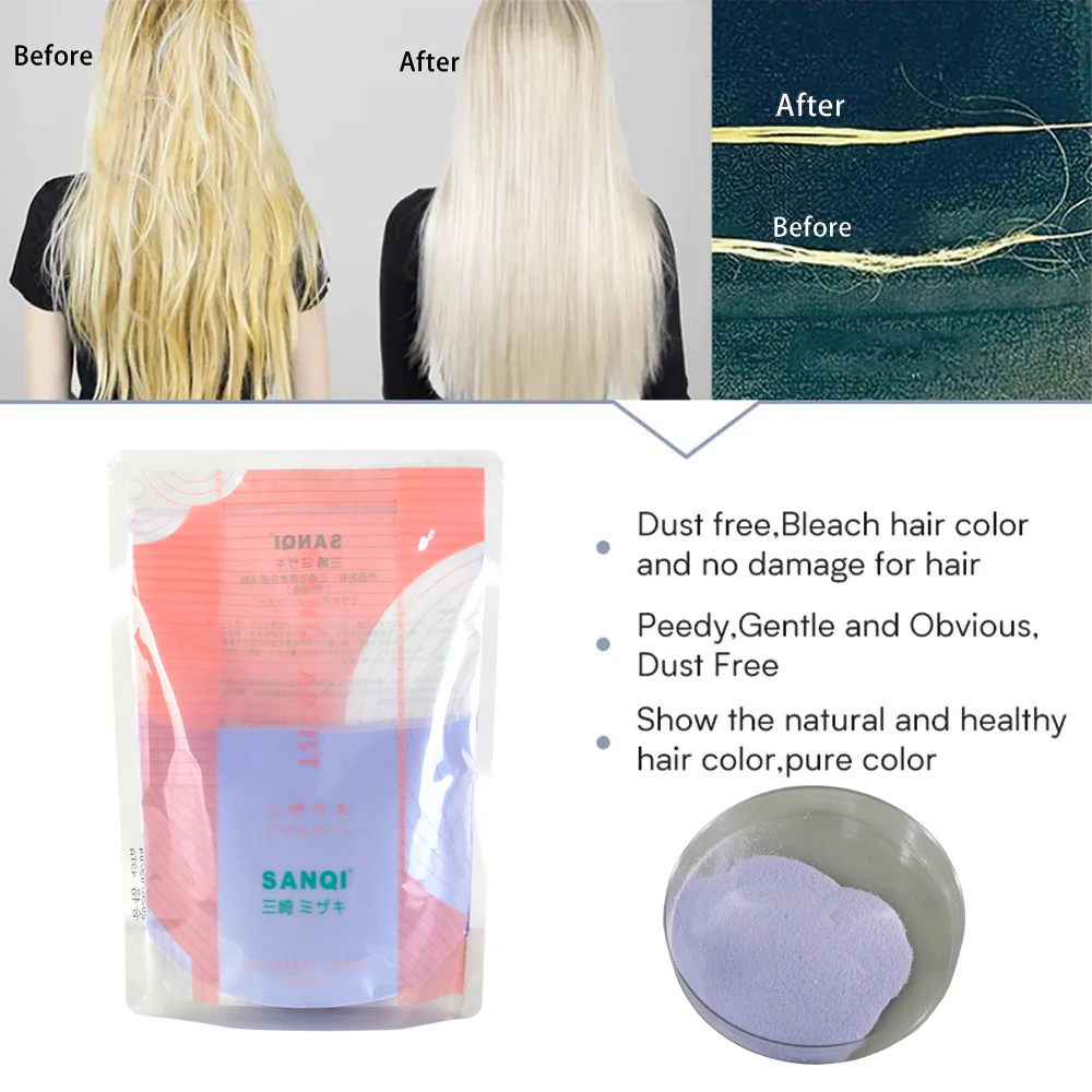 2025 High Quality Hair Bleach Powder For Professional Salon Use Low Ammonia Less Foaming&No Drip 500g