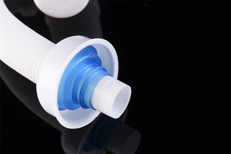 Siphon Deodorant Pvc Plastic Bathroom Washbasin Flexible Drain Pipe Sink Hose Waste Pipe