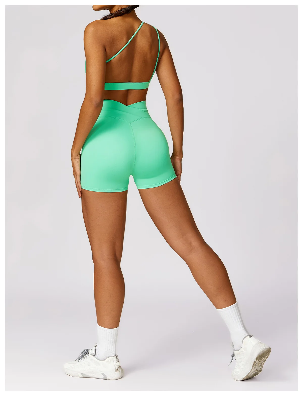Bashasports Spring New Fast Dry Beauty Back Yoga Set Long Sleeve Fitness Wear Running Tight Sports Set Women