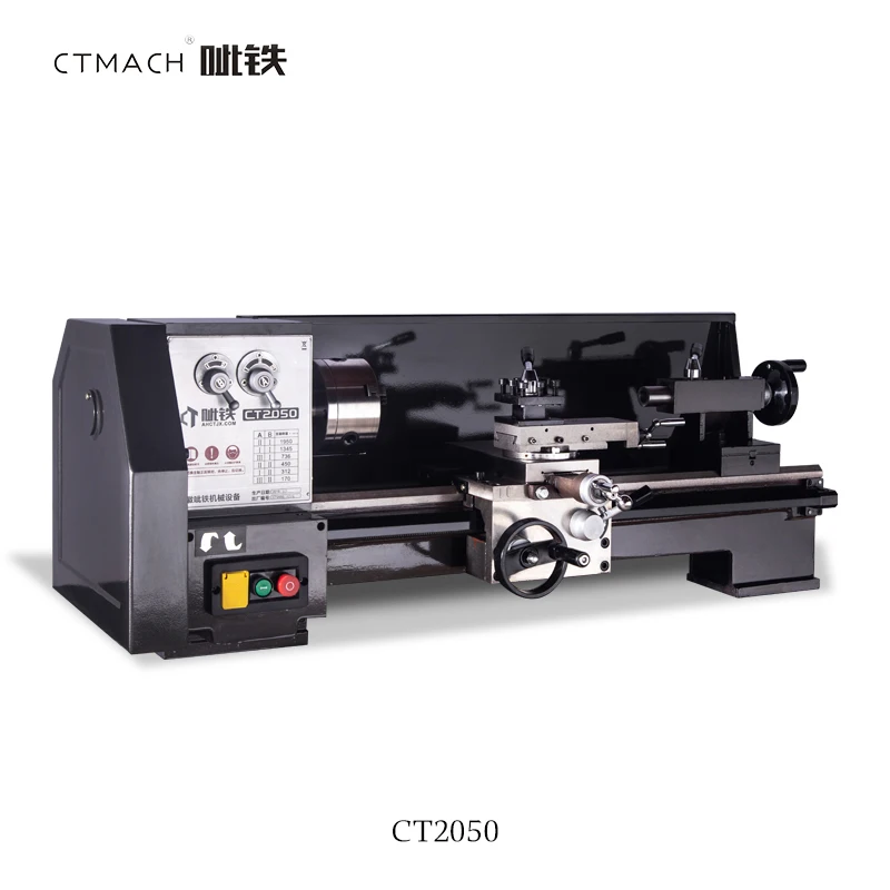 CT2050 Bench lathe 220mm 26mm High precision Hobby lathe machine