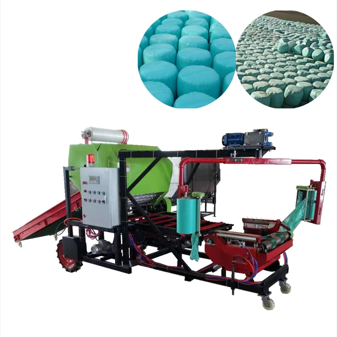 automatic corn silage round packing baler machine Agricultural machinery mini square hay balers