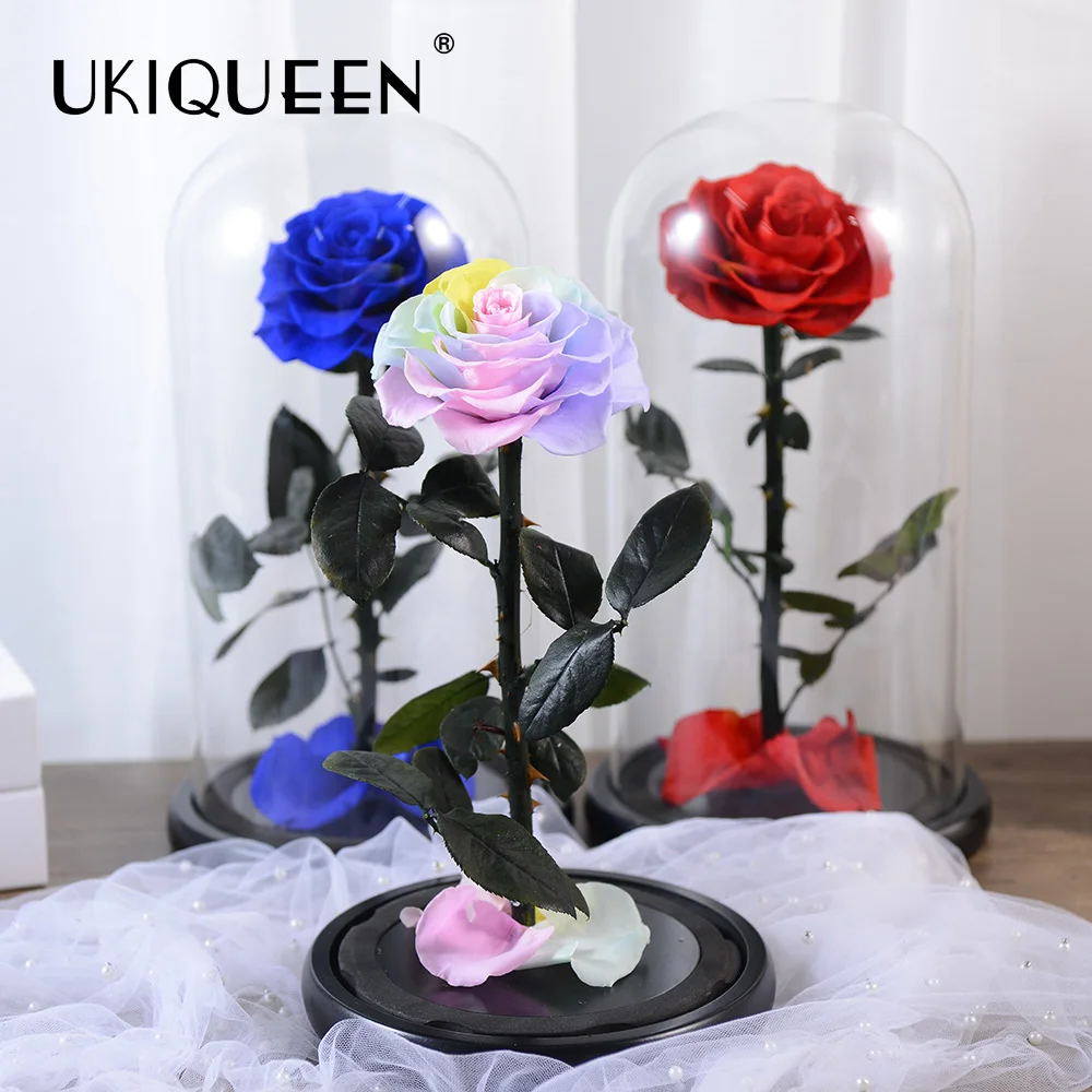 Ukiqueen оптовая продажа с фабрики GD-1530 5 9*11 81 дюйм (ов) из розового стекла цветочный стеклянный