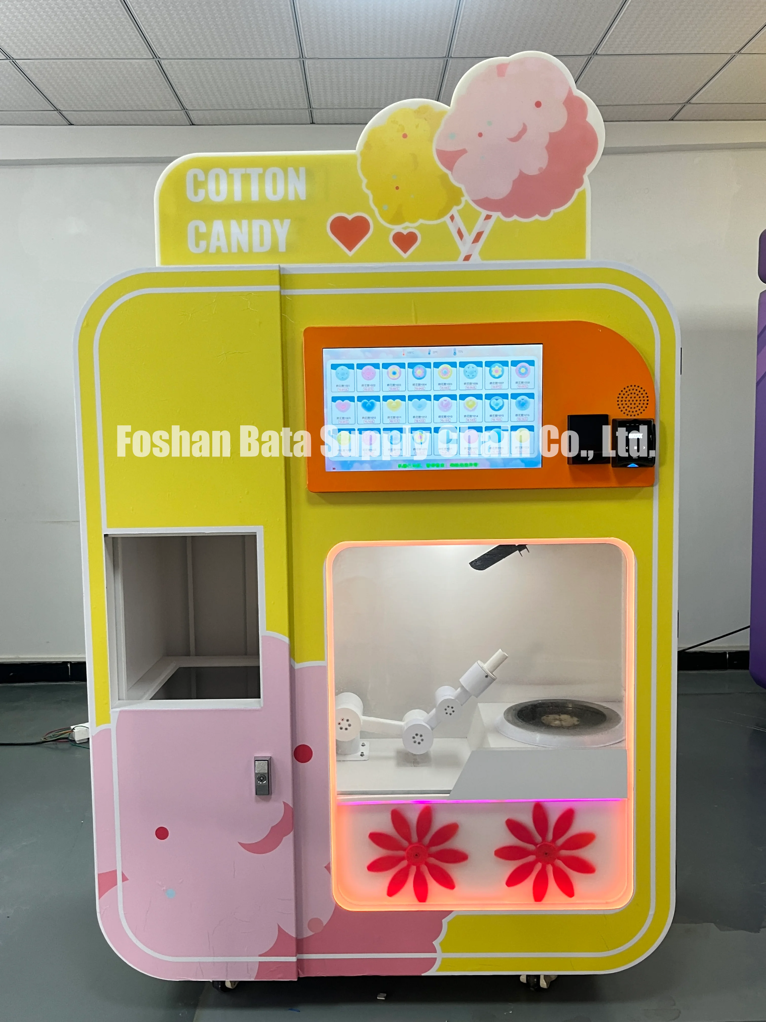 Soft Marshmallow cotton candy vending machine for sale near me