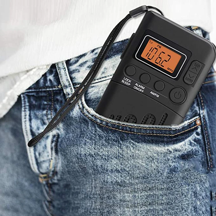 Mini FM 87.5-108MHz AM 522-1620KHz 2 Bands Radio AA Batteries Pocket Internet OEM Order Service