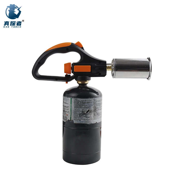 GF-8011 piezo ignition soldering butane burner gas torch lighter refillable for outdoor