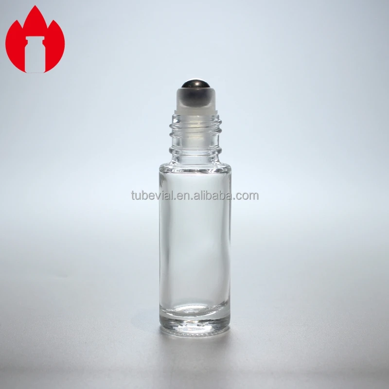 Empty 5ml Cosmetic Perfume Roll On Glass Bottle Vial Packaging