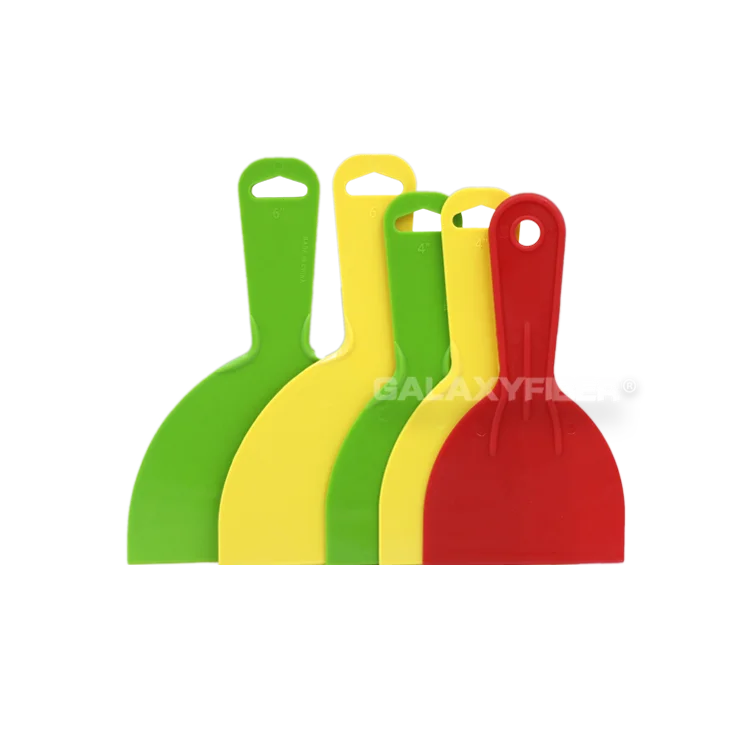 factory selling premium drywall tool size 1 1.523468plastic handle scraper putty knife green putty knife plastic