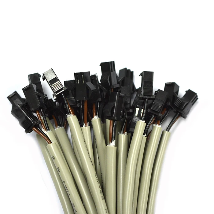 Customized DC fan cable 2.5mm pitch series wire to board connector A2501 4 pins 22awg cable cooling fan connector wiring harness