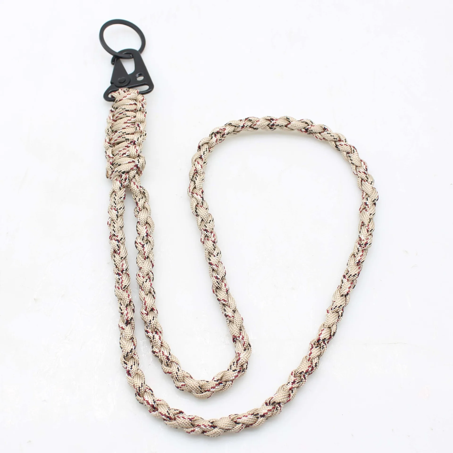 Hot-selling lanyard woven umbrella rope neck hanging rope mobile phone key chain