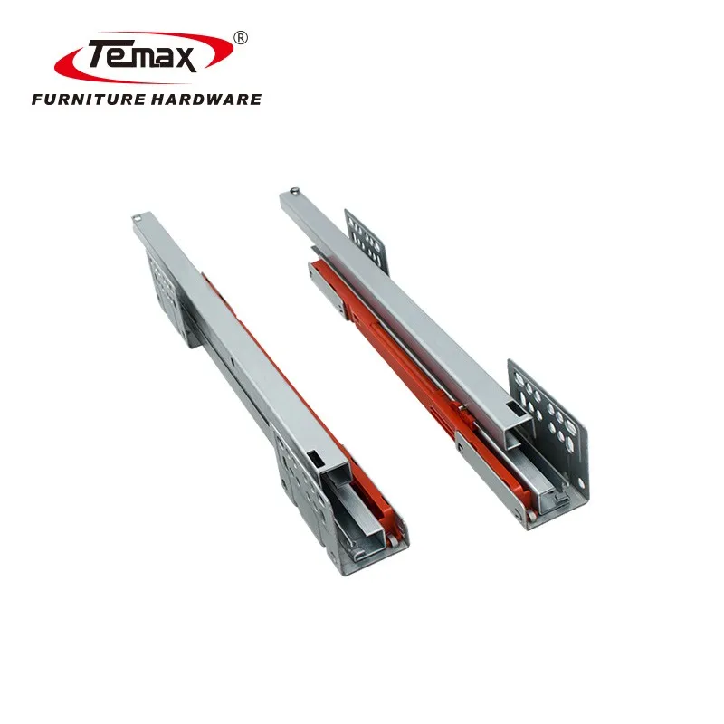 Temax high quality soft closing slim tandem box kitchen drawer slide