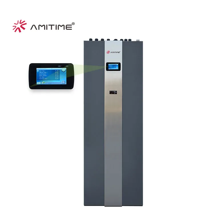 A+++ Eco-Friendly 12kW R32 Cold Climate Dc Inverter All In One Heat Pump Wifi Air To Water Storage Tank Underfloor Heating