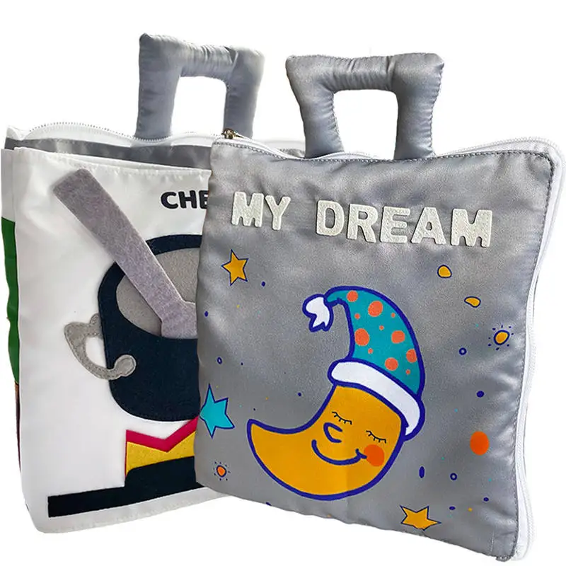 Amazon Hot My Dream Baby Early  Educational Toys Soft Busy Book Felt Quiet Book Baby Travel Toy
