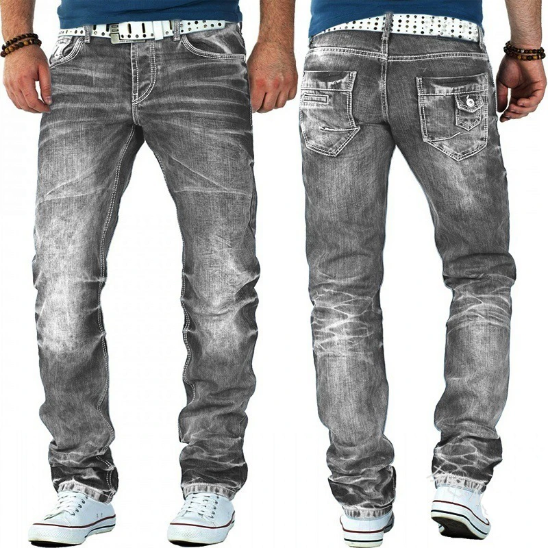 
Pants men Jeans 2021 Fashion Stylish Design Black Blue Boys Washed Pants Boyfriend Jeans for Mens 