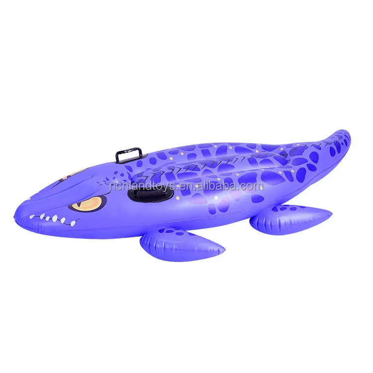 Factory Customization Blue dragon motif inflatable pool float for adults  pool toys floats  air bed mattress water gun toy