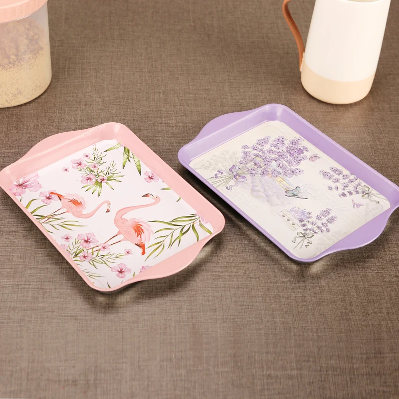 GRETA WAVE Museum Collection  Wholesale Decoration Custom Printed Food Metal Serving Tray