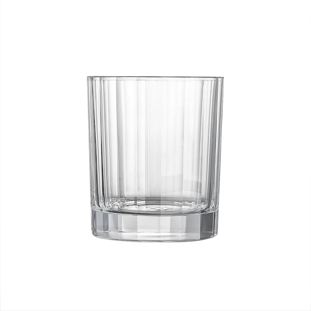 300 ml Unique Vertical Striped Glass Drinking Whiskey Whisky