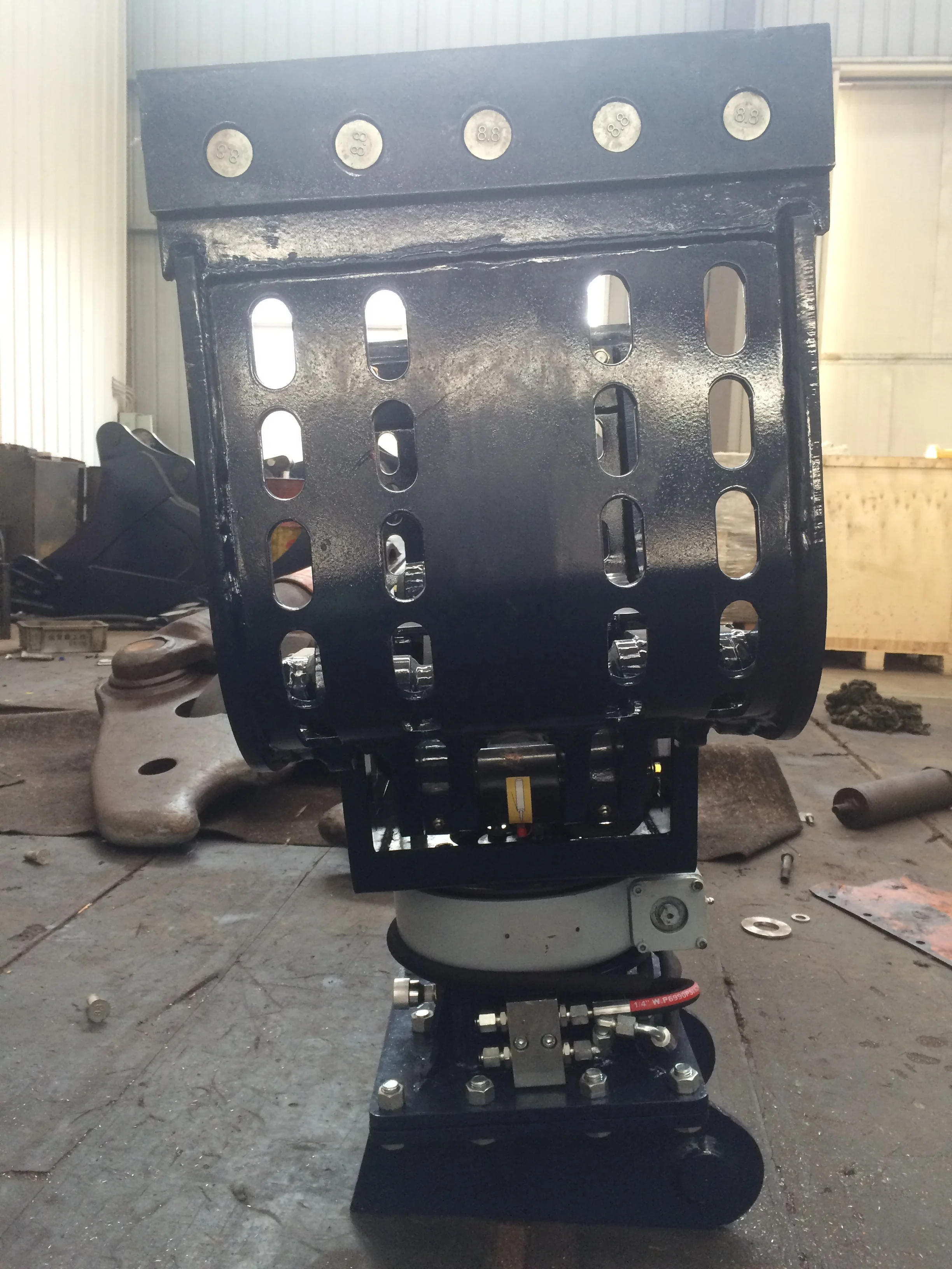 mini rotating demolition grapples for 1-3t excavator with MS01 mounting plate