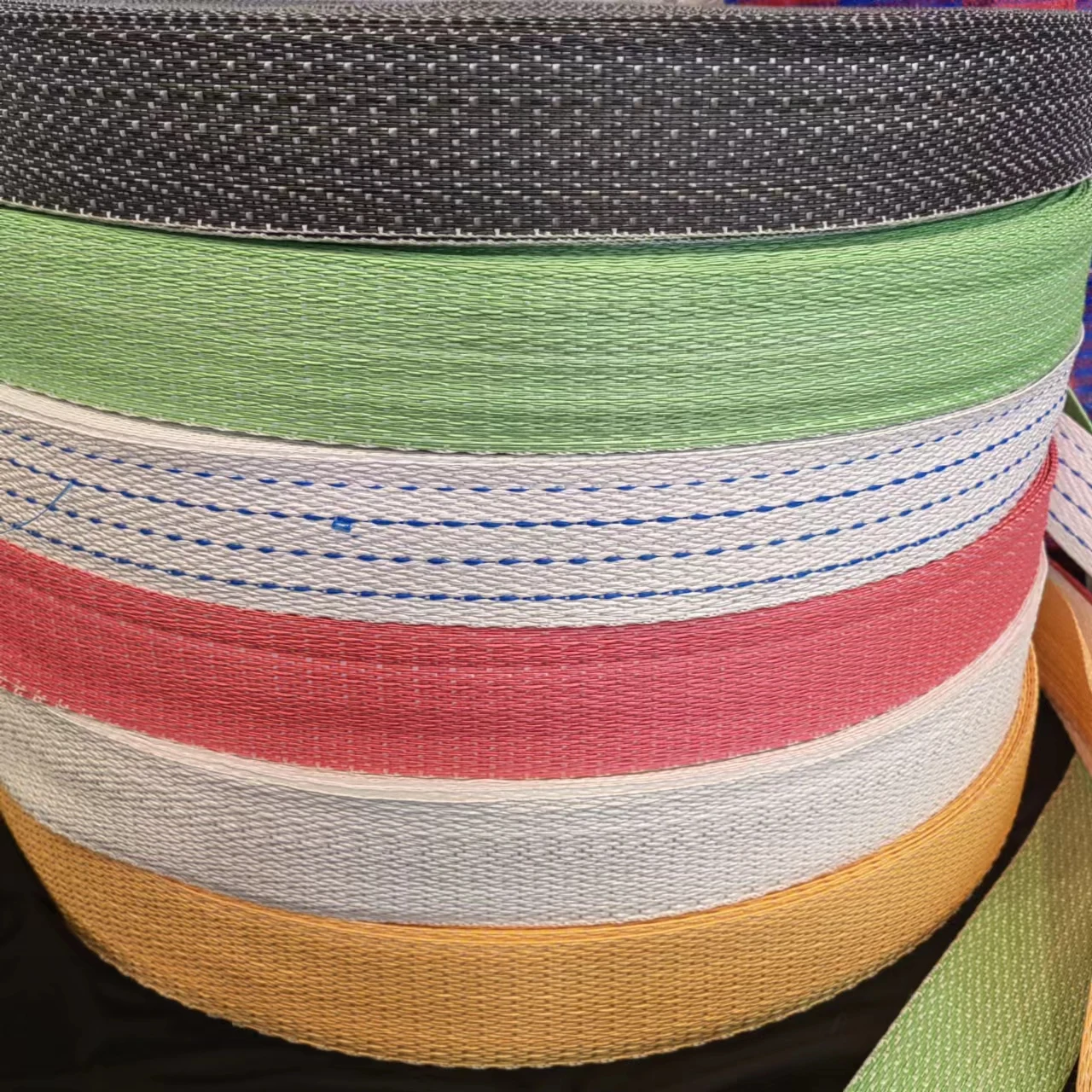 Woven Polypropylene Webbing PP Plastic Belt Lifting Loops for PP Fibc Bulk Jumbo Big Bag Tension 1Ton 2 Tons