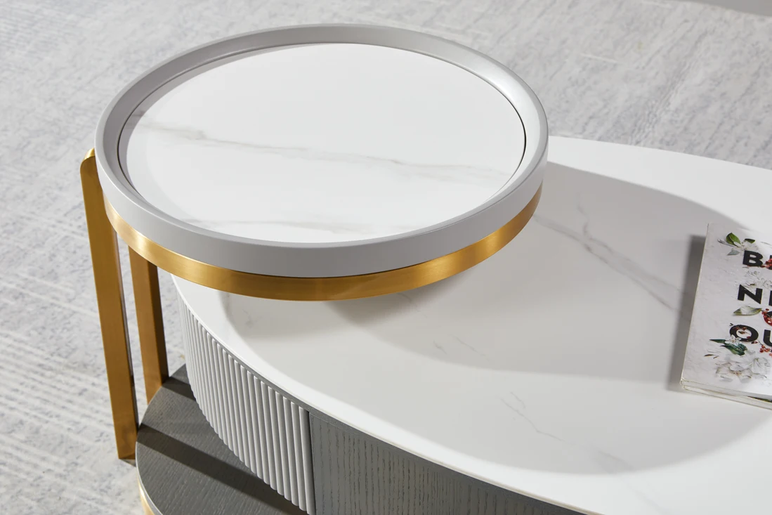 2022 Special Listing New Arrival Simple Design Retangular Tv Stand And Coffee Table 2021