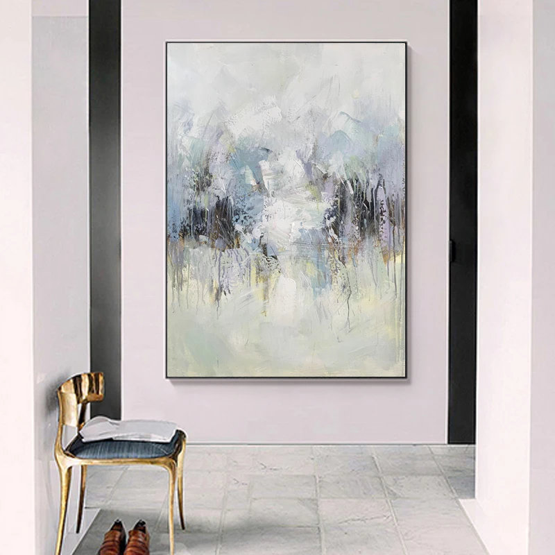Living Room Decorative  Hand Paintings Handpainted Canvas Oil Wall Art Abstract Artwork Painting