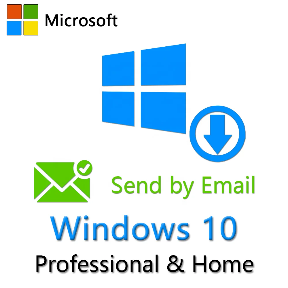 Windows 10 Pro ключ электронная почта Мгновенная доставка глобальная онлайн-активация наклейка Лицензия цифровая Подлинная система программное обеспечение oem coa dvd