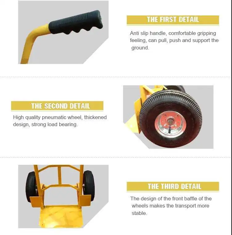 trolley hand construction industrial heavy duty hand cart two wheels sack truck heavy hand trolley