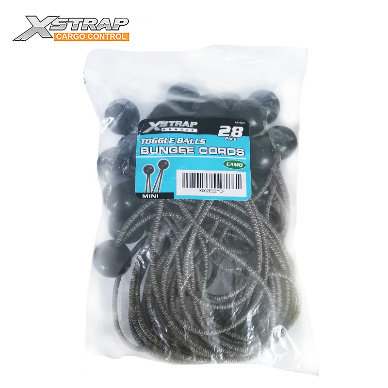 Xstrap 4mm Diameter Customized Length Bungee Cord With Balls Cord GS Certificated Ball Bungee