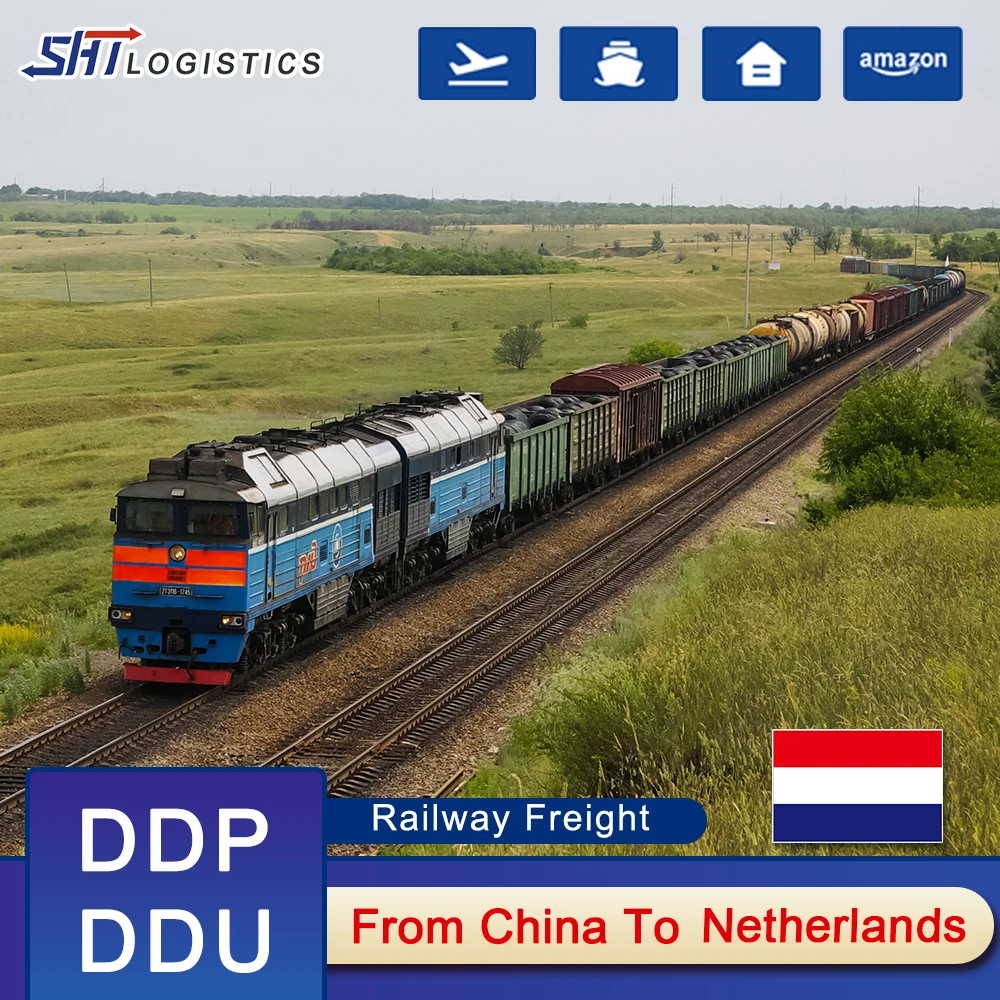 Door to door prices of Amazon warehouses shipped by rail from China to Germany