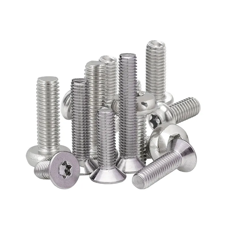 Screw Fastener Custom Nut Bolt M6 M5 M12 M4 M2 Hex Head Torx Security Socket Button Machine Screw