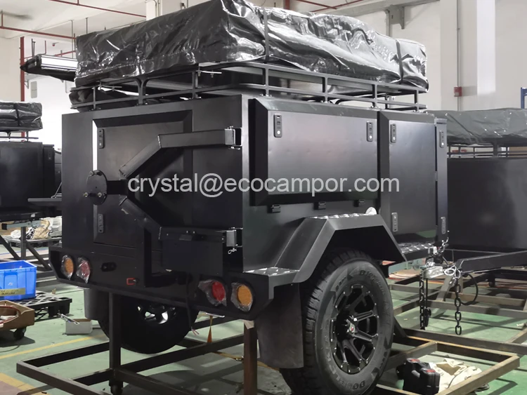  Небольшой прочный внедорожный небольшой трейлер для кемпинга Ecocampor
