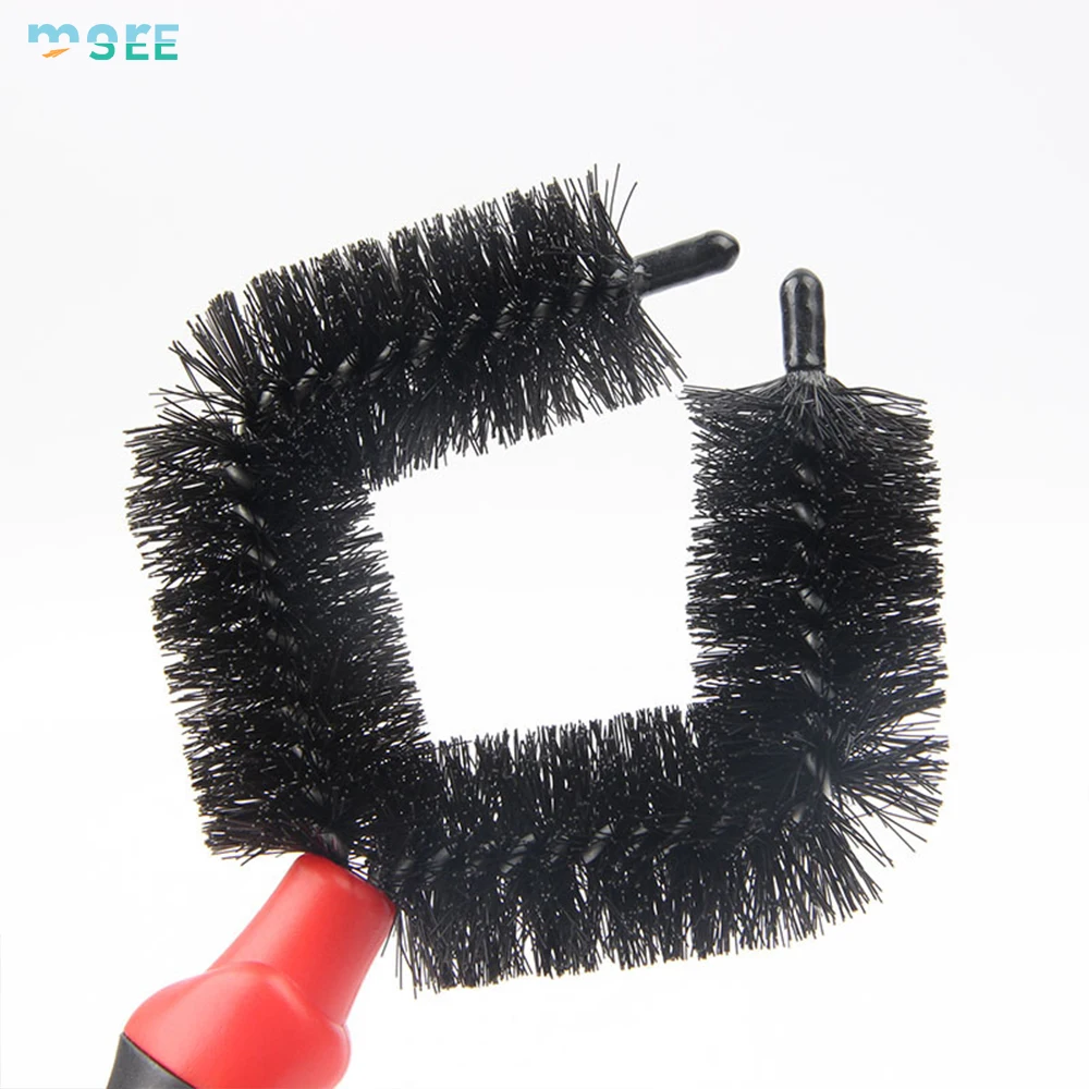 SeeMore 4-Piece Premium Bike Brush Kit Industrial Grade Wire Brush with Durable Nylon Bristles Bike Cleaning Tool